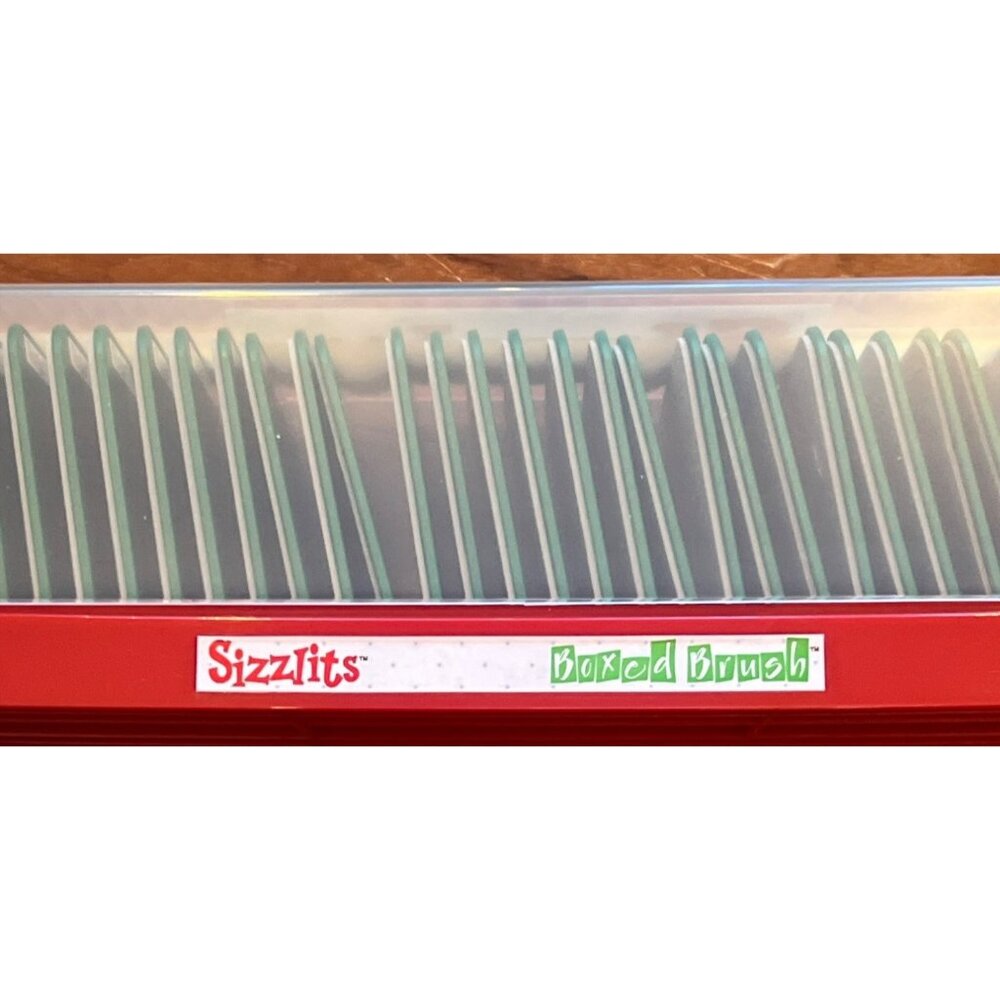 NEW Sizzix Sizzlits Boxed Brush Alphabet Die Set